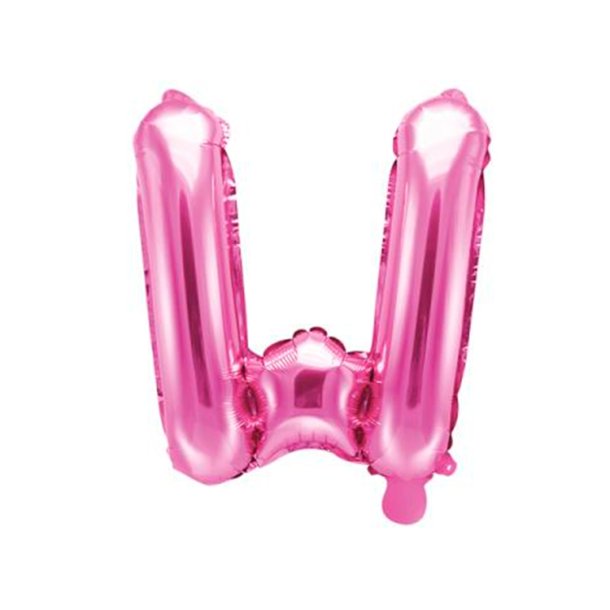 Foliebogstaver A-Z 35 cm. / M�rk Rosa