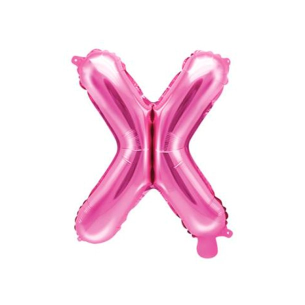 Foliebogstaver A-Z 35 cm. / M�rk Rosa