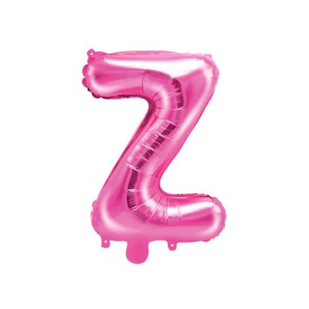 Foliebogstaver A-Z 35 cm. / M�rk Rosa