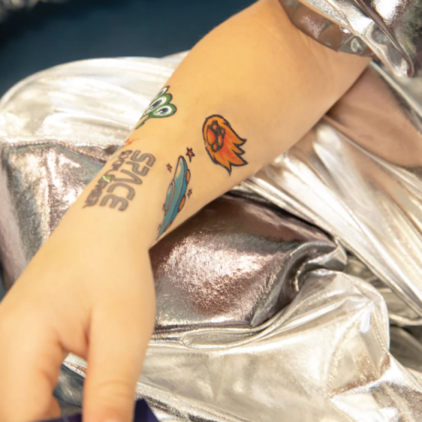 Falske Tatoveringer "Space" / 19 stk.