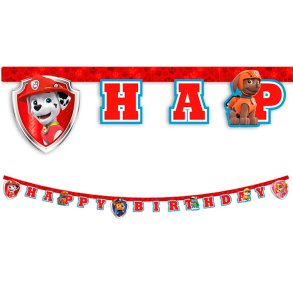 Paw Patrol HAPPY BIRTHDAY Banner