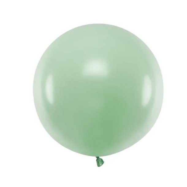 Kæmpe Ballon 60 CM. / Pastel Pistacie