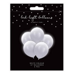 Led Balloner 30 cm./ 5 Stk.