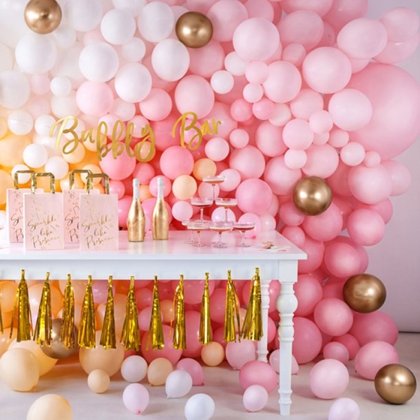 Latex Ballon Metallic  Guld 30 cm.