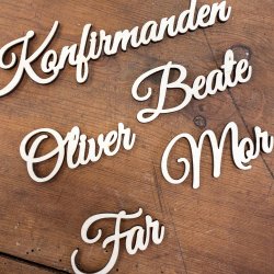 Bordkort Personlig/ Birketr