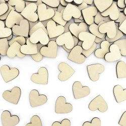 Konfetti Hjerter/ Tr 50 Stk.