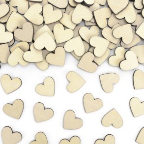 Konfetti Hjerter/ Tr 50 Stk.