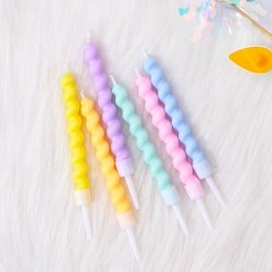 Kagelys Snoet Pastel/ 6 Stk.