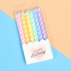 Kagelys Snoet Pastel/ 6 Stk.