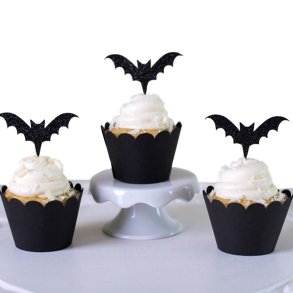 Flagermus Cupcake Wrappers/24 Stk.