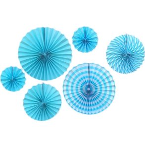 Rosetter/ 6 Stk. Lysebl