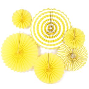 Rosetter/ 6 Stk. Gul