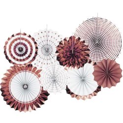 Rosetter/ 8 Stk.Rose Gold