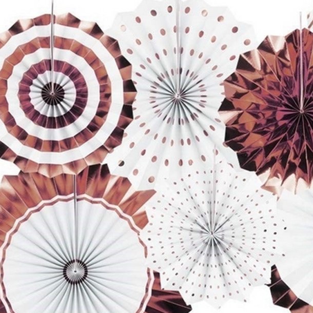 Rosetter/ 8 Stk.Rose Gold