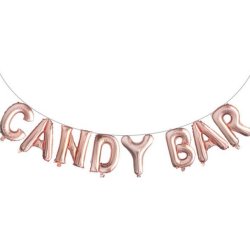 Candybar Folieballon/ Rosegold