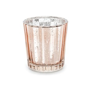 Rosegold Fyrfadstage 6 cm./ 4 Stk. 