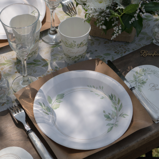 Botanik Rund 22 Cm./ 10 Stk.