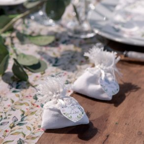 Botanik Hjerte Bordkort / 10 stk.