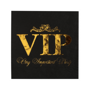 Servietter V.I.P 33x33 Cm. / 10 Stk. 