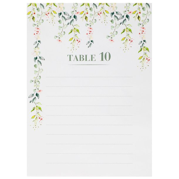  Botanik Bordplan 1-10 