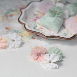  Blomster Rosa / 12 stk.