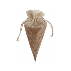 Jute Hessian Krmmerhuse / 4 stk.