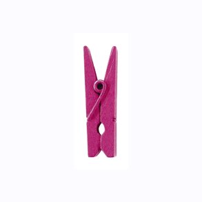Mini Klemmer - 24 stk. / Fuchsia