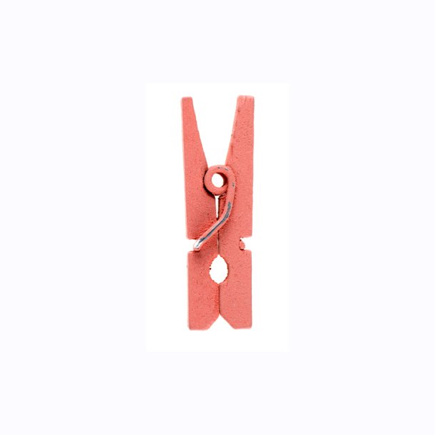 Mini Klemmer - 24 stk. / Terracotta