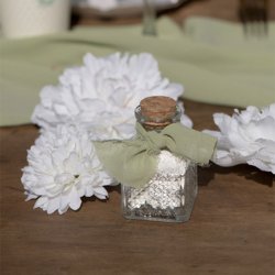 Vintage Glasflaske m/ Korkprop