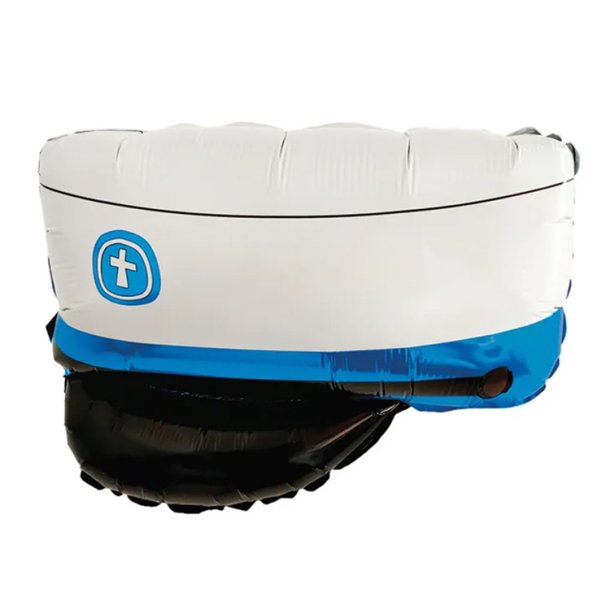 Folieballon Studenterhue Bl� 39 x 53 cm.