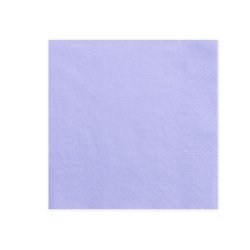Servietter Lys Lilla 33 x 33 Cm./20 Stk.