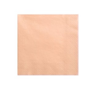 Servietter Peach 33 x 33 Cm/ 20 Stk. 