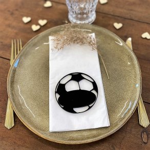 Bordkort Sort Akryl/ Bold