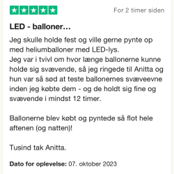 LED Balloner/ 2 Stk. 