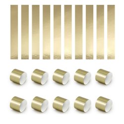 Servietringe Guld/ 10 Stk.