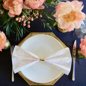 Servietringe Guld/ 10 Stk.