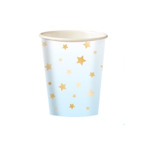 Gradueret Papkrus m. Guld Stjerner/ 8 stk. 