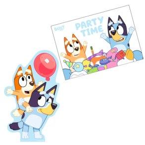 Bluey Indbydelser/ 8 stk. 