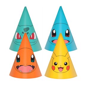 Partyhat / Pokmon 8 stk.