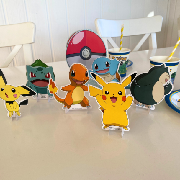Pokemon Bordpynt/ 7 Stk. 