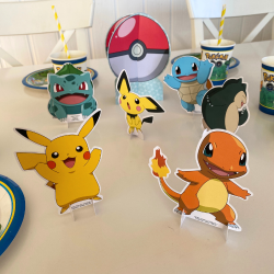 Pokemon Bordpynt/ 7 Stk. 