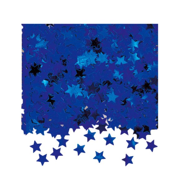 Stjerne Konfetti Folie Metallic 14 gr. / Bl�