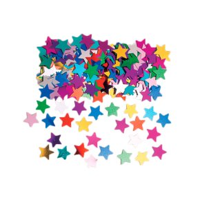 Stjerne Konfetti Folie Metallic 14 gr. / Mix