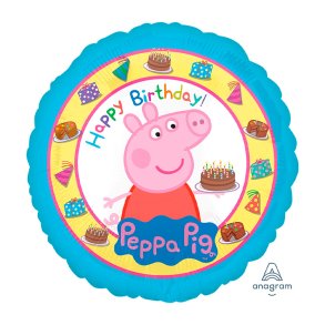 Rund Folieballon 43 cm. / Gurli Gris HB