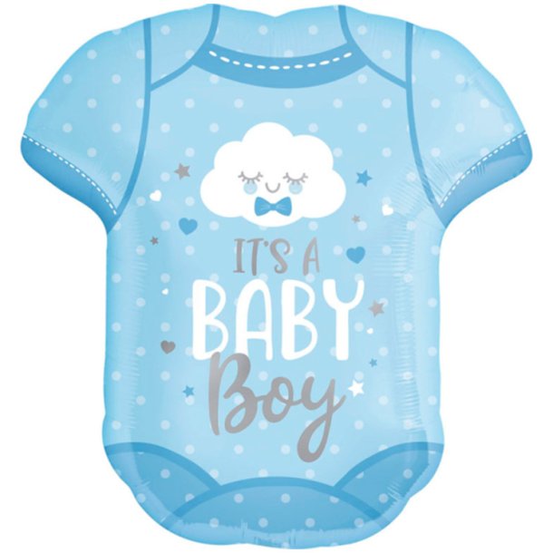 "Its a Baby Boy" Body Supershape Folieballon 60 cm.