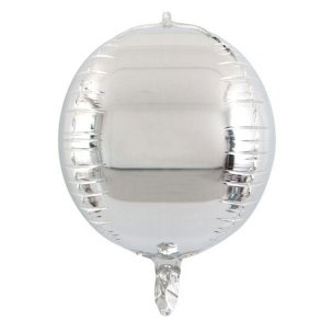 4D Slv Folieballon 55 cm.
