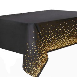 Engangsservice/Storkb 16 pers. Sort/Guld