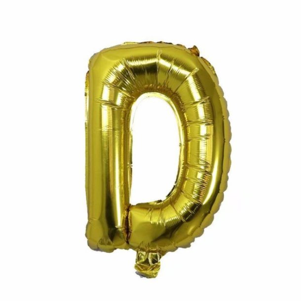 Foliebogstaver A-Z 102 cm./ Guld