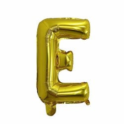 Foliebogstaver A-Z 102 cm./ Guld