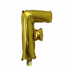 Foliebogstaver A-Z 102 cm./ Guld